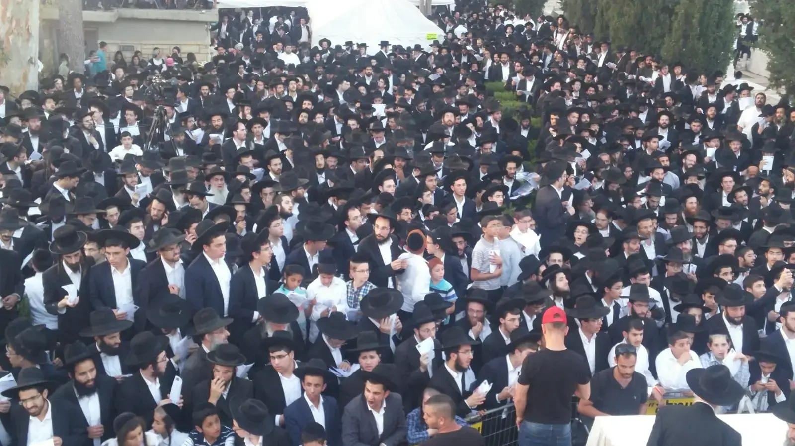 עצרת נגד חוק הגיוס בירושלים, 2 ביולי 2018