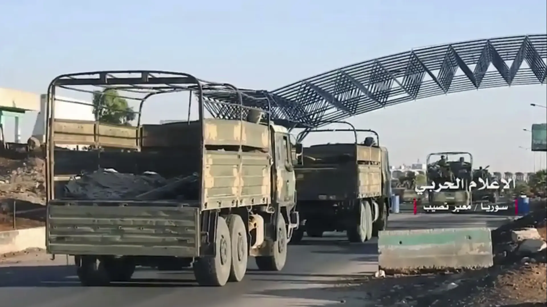 כוחות צבא סוריה באזור מעבר נסיב בגבול ירדן, 7 ביולי 2018 כוחות צבא סוריה באזור מעבר נסיב בגבול ירדן, 7 ביולי 2018