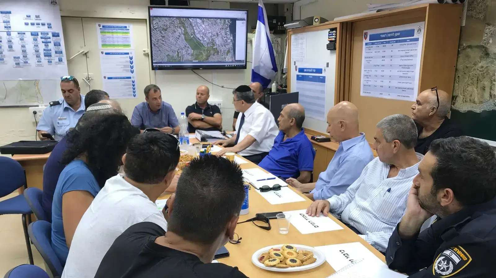 הערכת מצב בעיריית טבריה בעקבות רעידות האדמה הערכת מצב בעיריית טבריה בעקבות רעידות האדמה