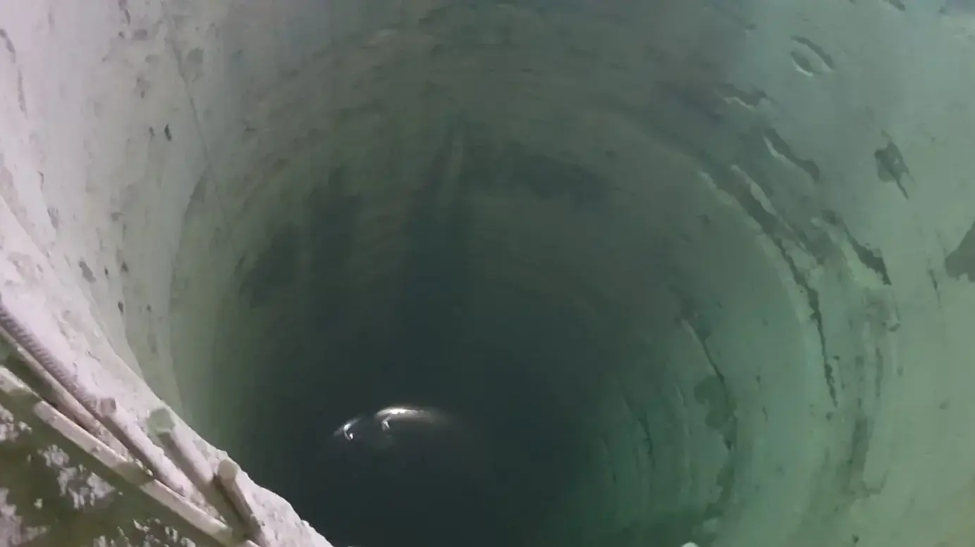מנהרה שבה קרס מנוף שהביא ללכידתם של פועלים בקיבוץ רשפים למרגלות הגלבוע, 13 ביולי 2018 מנהרה שבה קרס מנוף שהביא ללכידתם של פועלים בקיבוץ רשפים למרגלות הגלבוע, 13 ביולי 2018