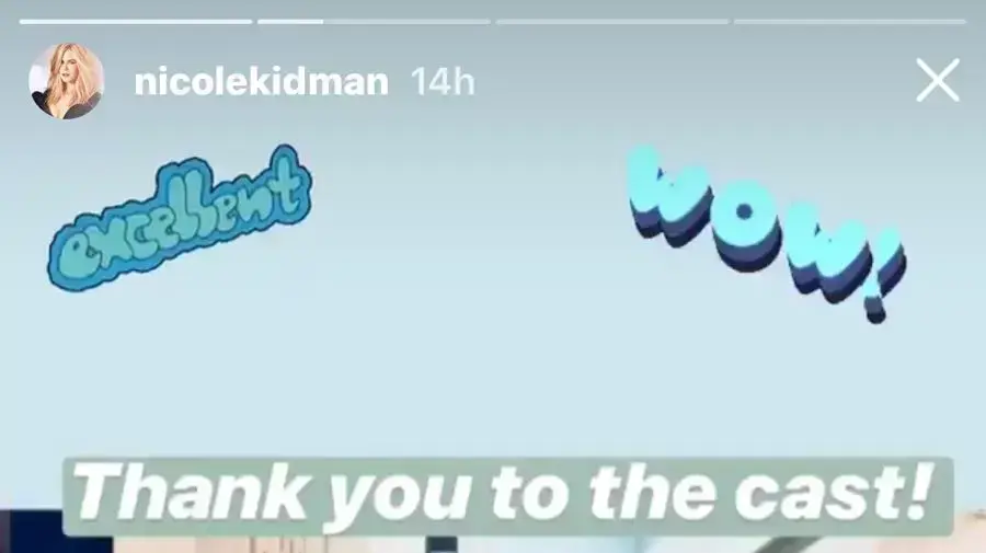 ניקול קידמן מפרסמת באינסטגרם שלה את התלהבותה מצפייתה במחזמר "ביקור התזמורת" ניקול קידמן מפרסמת באינסטגרם שלה את התלהבותה מצפייתה במחזמר "ביקור התזמורת"