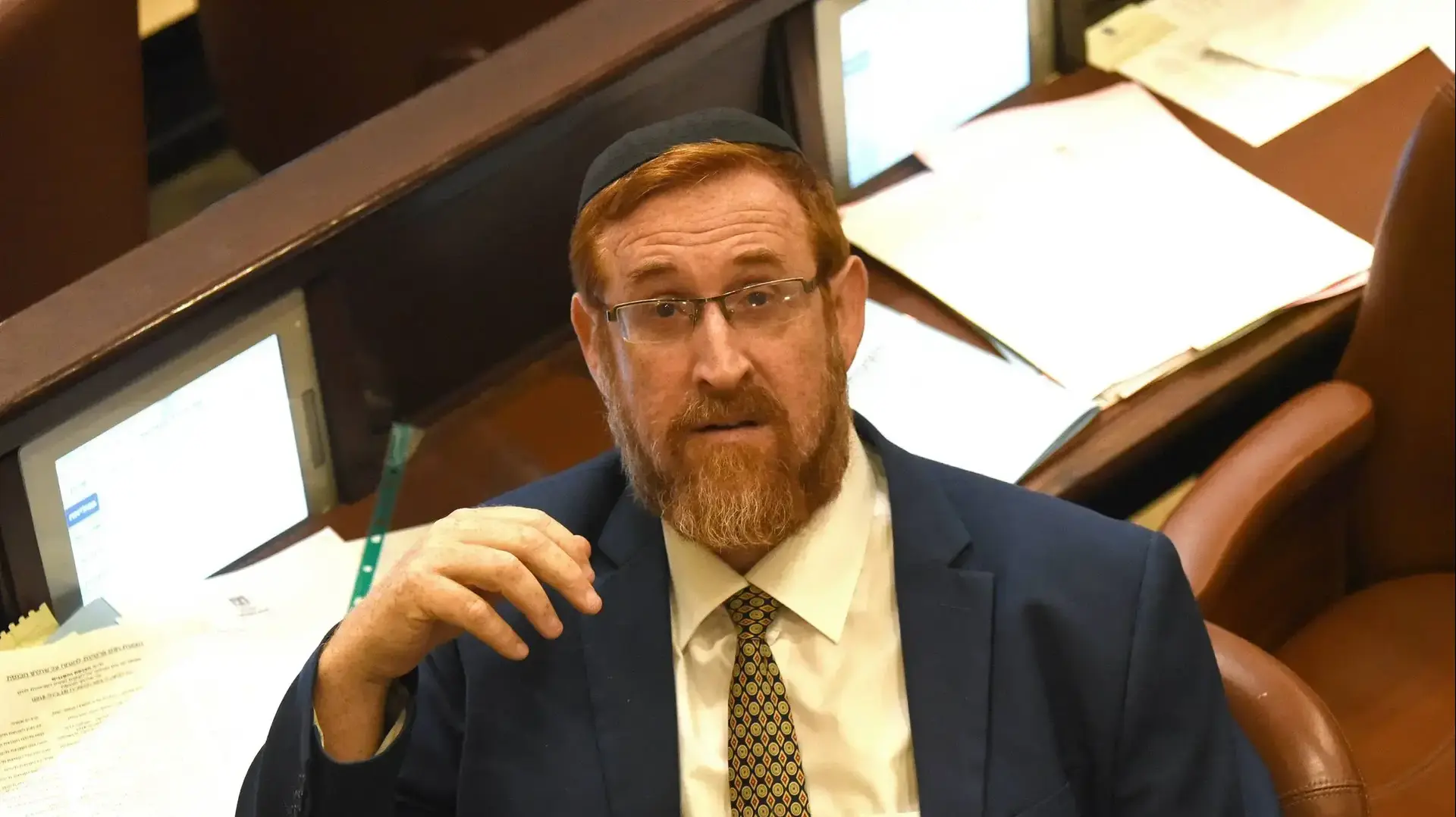 חבר הכנסת יהודה גליק בכנסת, 18 ביולי 2018 חבר הכנסת יהודה גליק בכנסת, 18 ביולי 2018