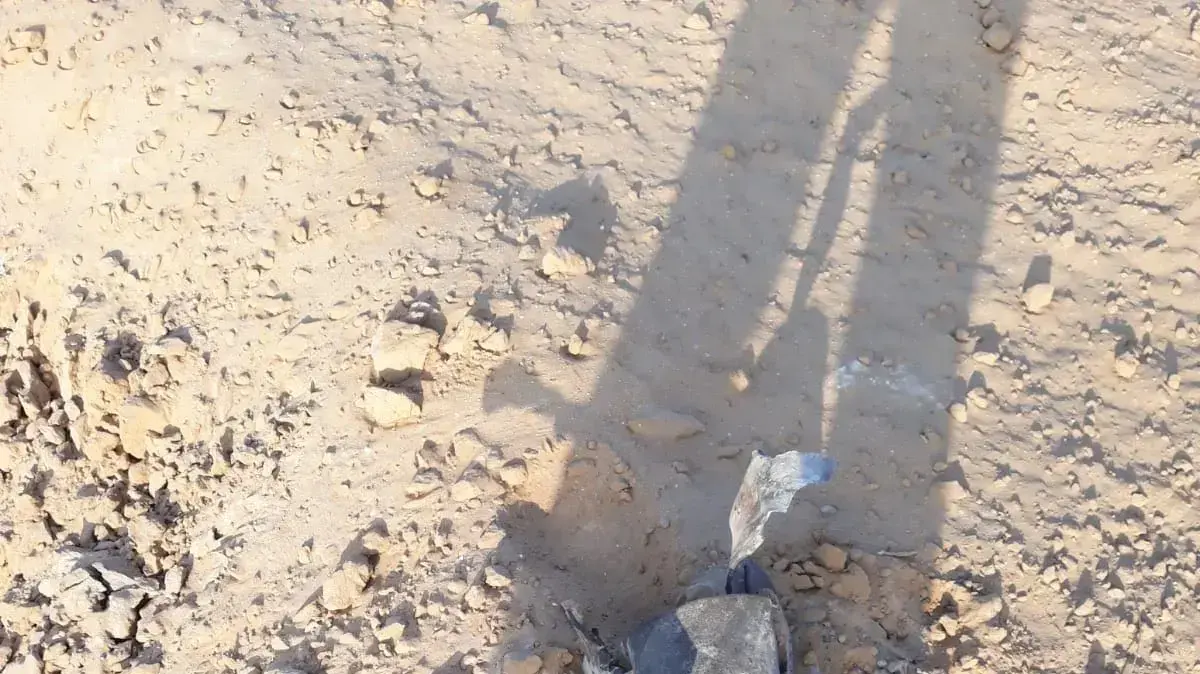 מקום נפילת הפצמ"ר במועצה האזורית אשכול מקום נפילת הפצמ"ר במועצה האזורית אשכול
