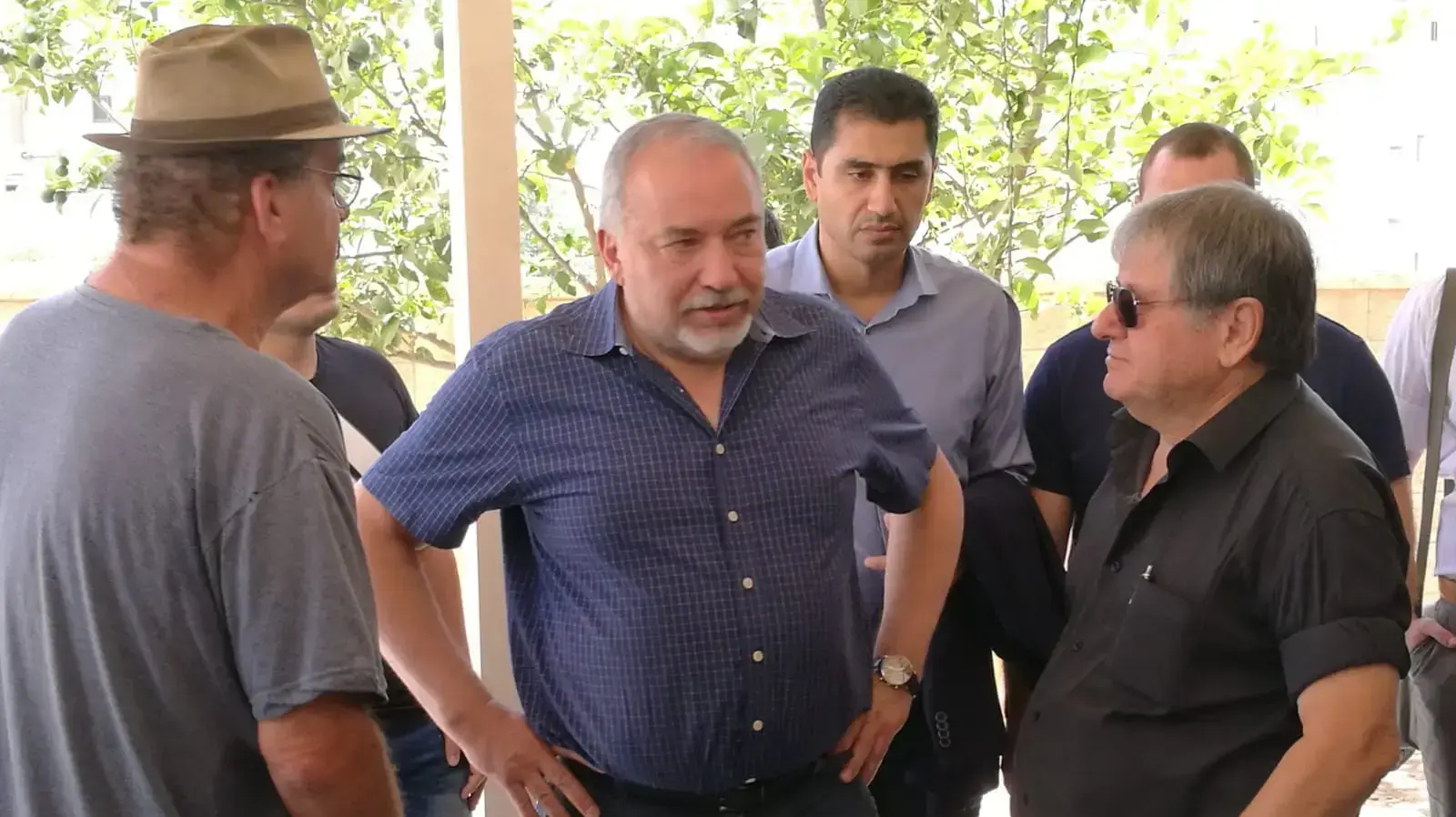 שר הביטחון אביגדור ליברמן בסיור בשדרות שר הביטחון אביגדור ליברמן בסיור בשדרות