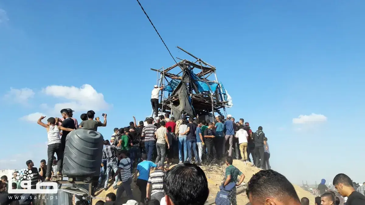 עמדת חמאס שלפי דיווחים פלסטיניים נפגעה בתקיפת צה"ל ב-20 ביולי 2018 עמדת חמאס שלפי דיווחים פלסטיניים נפגעה בתקיפת צה"ל ב-20 ביולי 2018