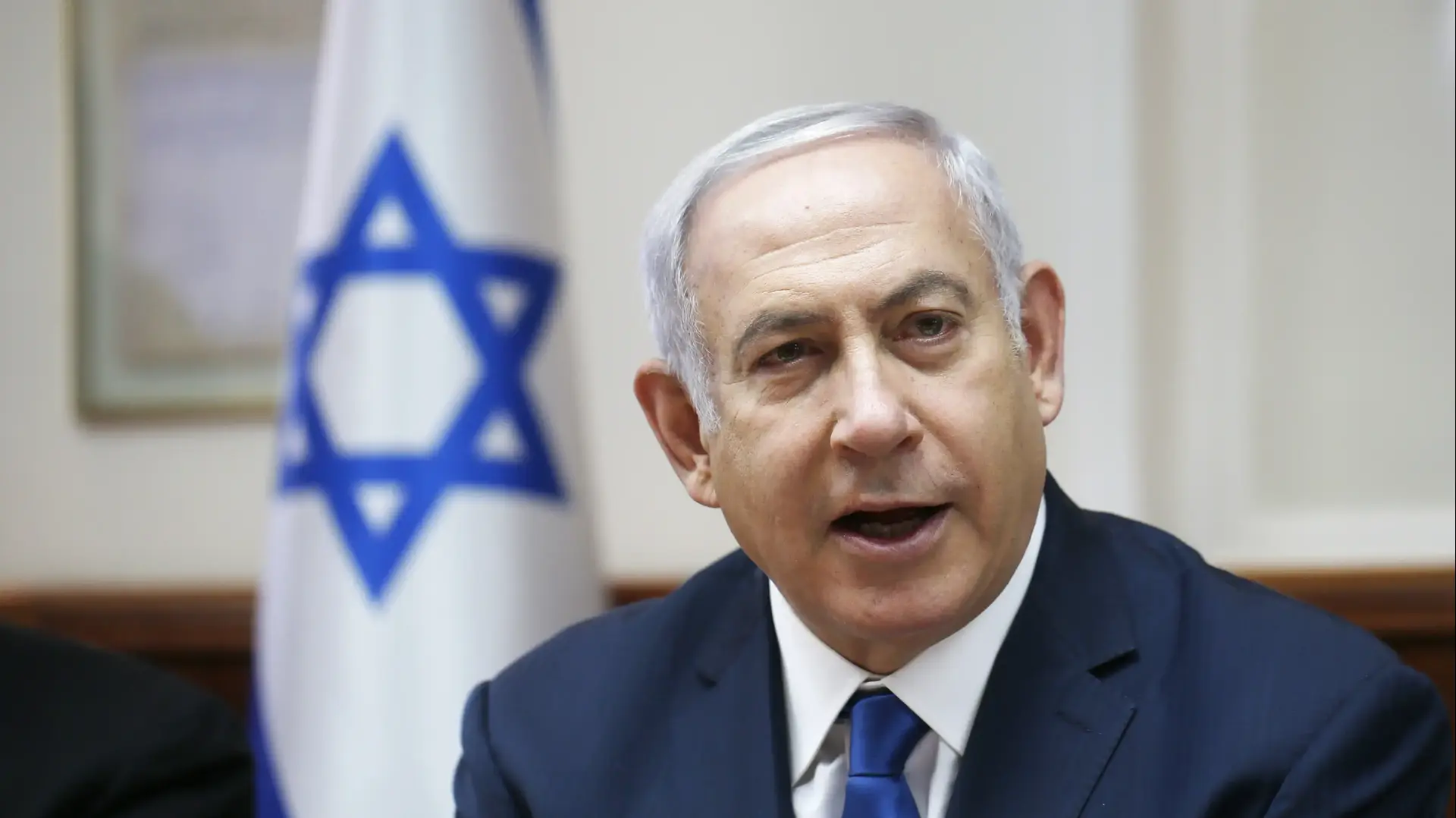 ראש הממשלה בנימין נתניהו בישיבת ממשלה, 15 ביולי 2018