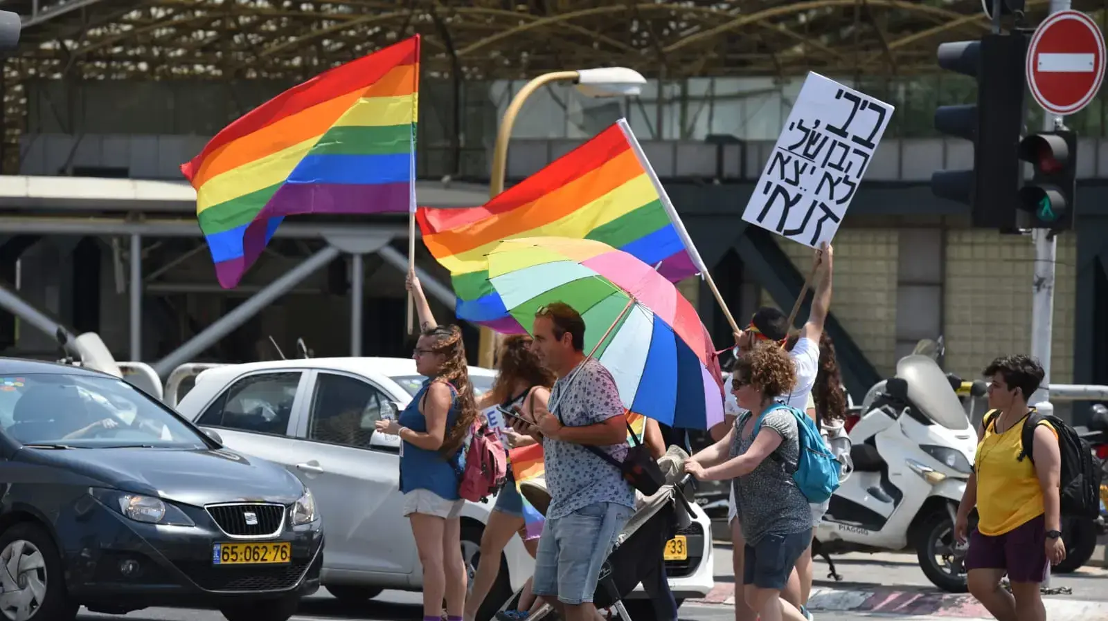 מחאת קהילות הלהט"ב בשלום, תל אביב, 22 ביולי 2018