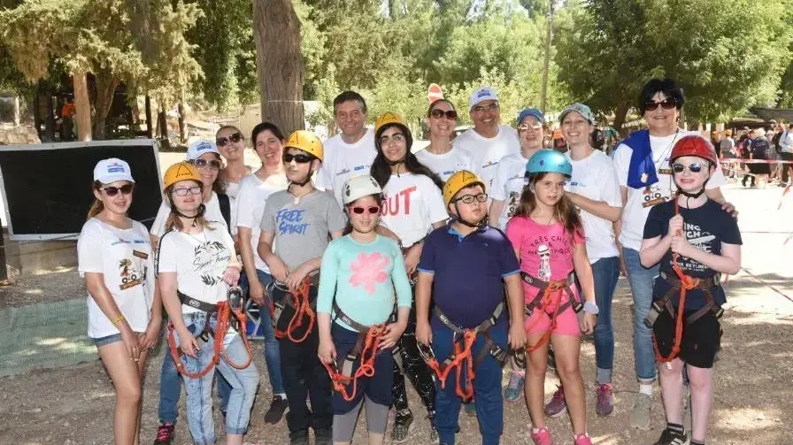 1,600 ילדים ונוער בעלי מוגבלויות לקחו חלק במחנה הקיץ של עמותת "אתגרים"