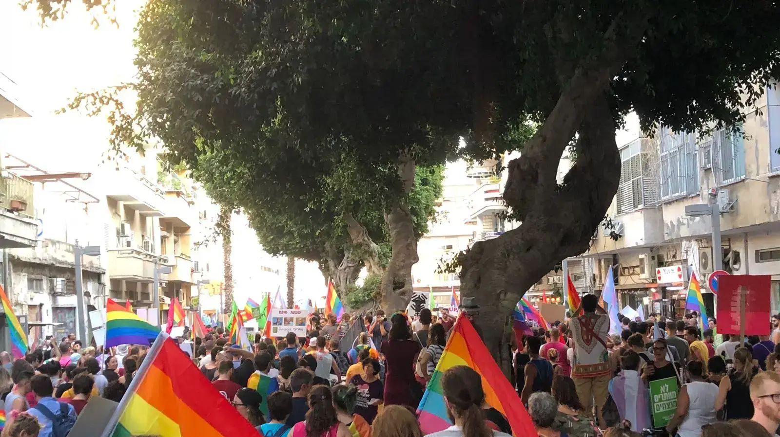 הפגנת הטרנסגנדריות והטרנסגנדרים בשדרות וושינגטון בדרום ת"א 22 ביולי 2018 