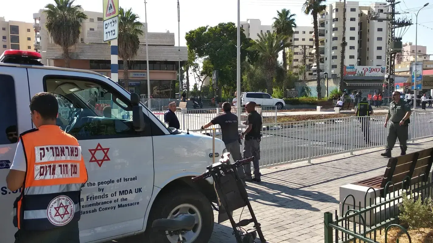 זירת פיצוץ רכב בעפולה, 23 ביולי 2018 זירת פיצוץ רכב בעפולה, 23 ביולי 2018