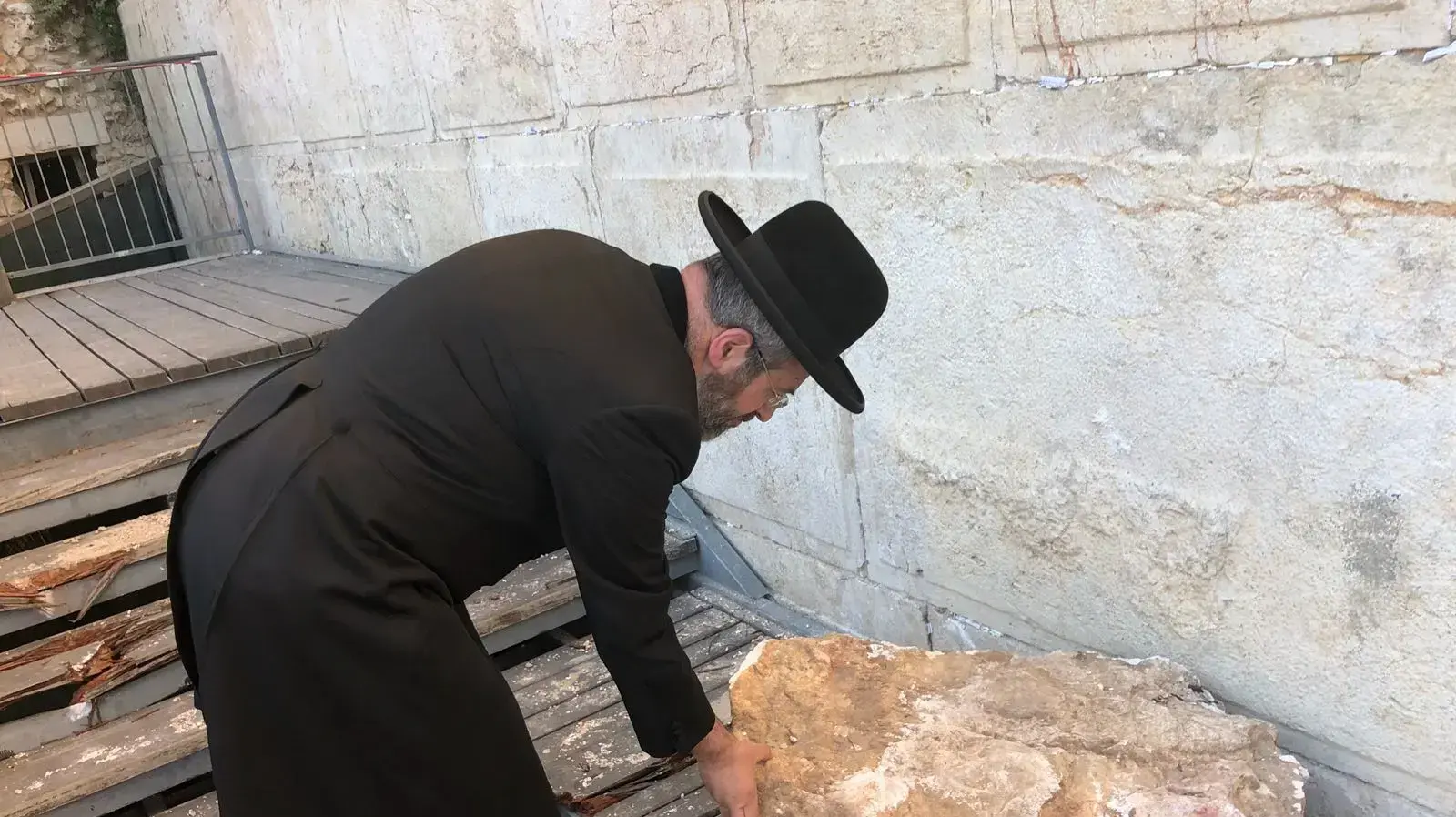 ביקור של הרב לאו בכותל, 23 ביולי 2018 ביקור של הרב לאו בכותל, 23 ביולי 2018