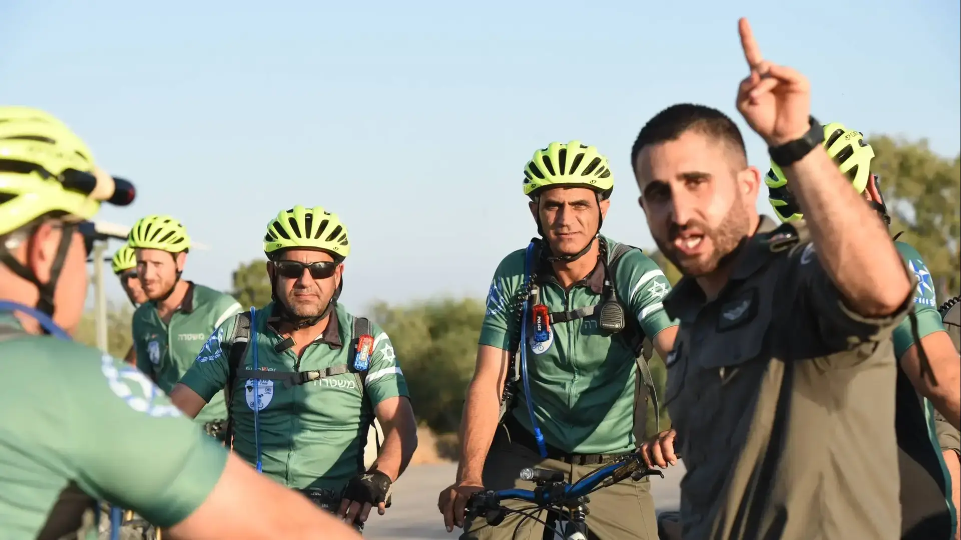 יחידת האופניים של המשטרה 24 ביולי 2018