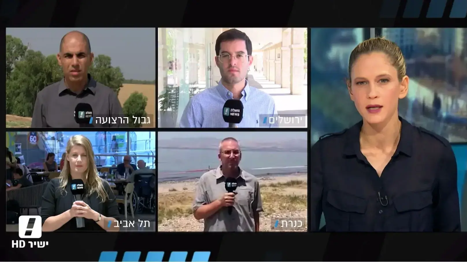 המהדורה המרכזית בהגשת הילה קובו 26.7.18