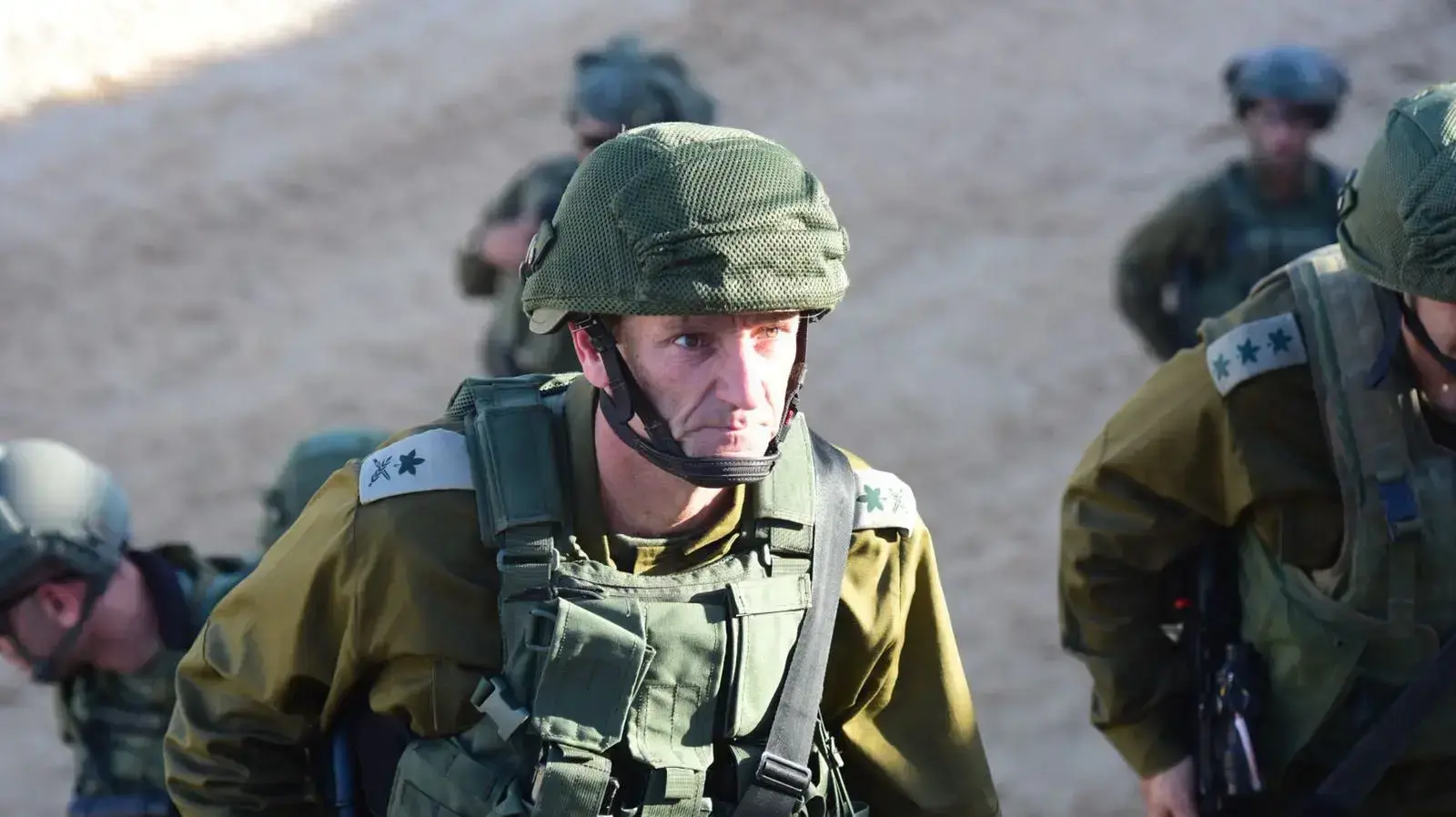 אלוף פיקוד דרום הרצי הלוי בגבול רצועת עזה, 27 ביולי 2018 אלוף פיקוד דרום הרצי הלוי בגבול רצועת עזה, 27 ביולי 2018