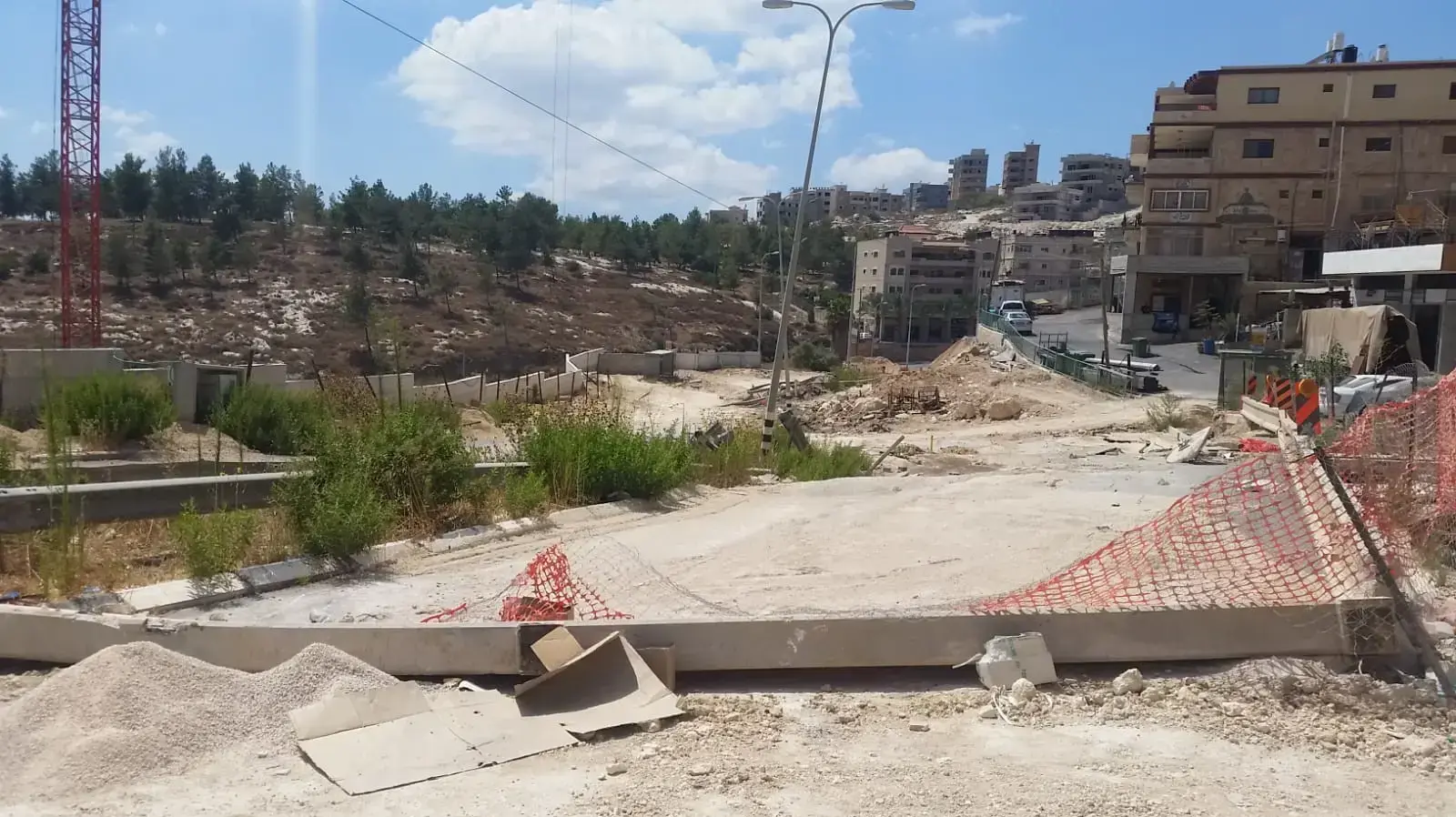 חסימות בכביש 60 הישן בנצרת בשכונת פאחורה בשל עבודות, יולי 2018