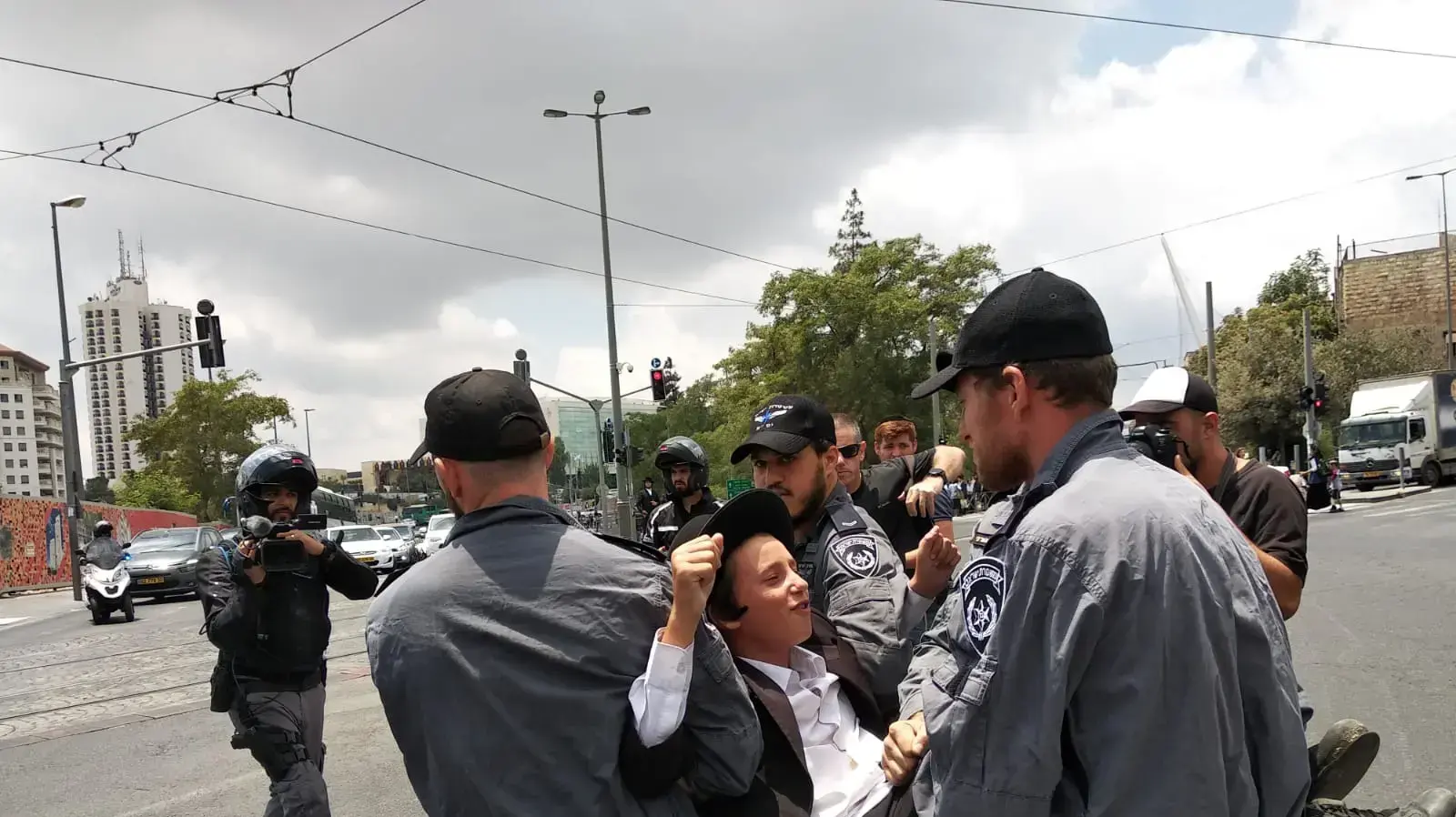 הפגנת החרדים בירושלים, 2 באוגוסט 2018 הפגנת החרדים בירושלים, 2 באוגוסט 2018