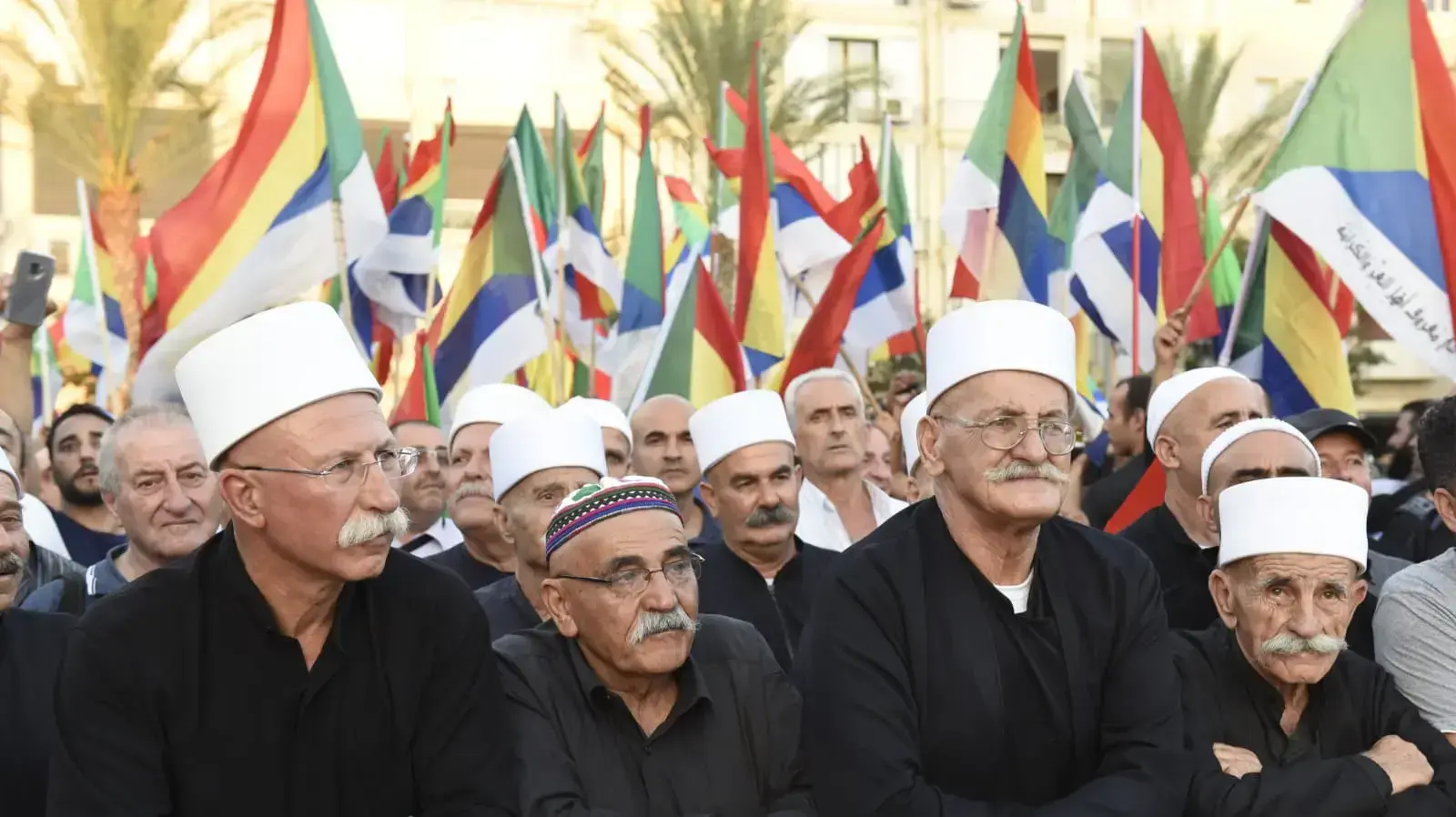 עצרת הזדהות עם העדה הדרוזית בכיכר רבין 4 באוגוסט 2018 