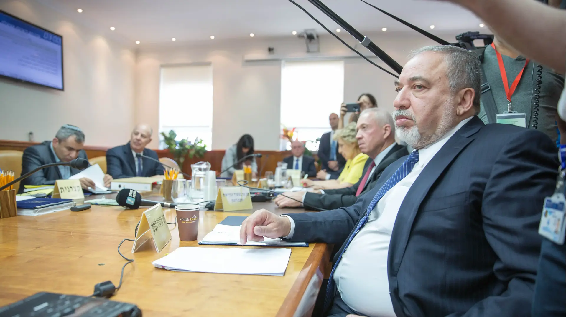 אביגדור ליברמן, בישיבת ממשלה, ירושלים, 5 באוגוסט 2018 אביגדור ליברמן, בישיבת ממשלה, ירושלים, 5 באוגוסט 2018