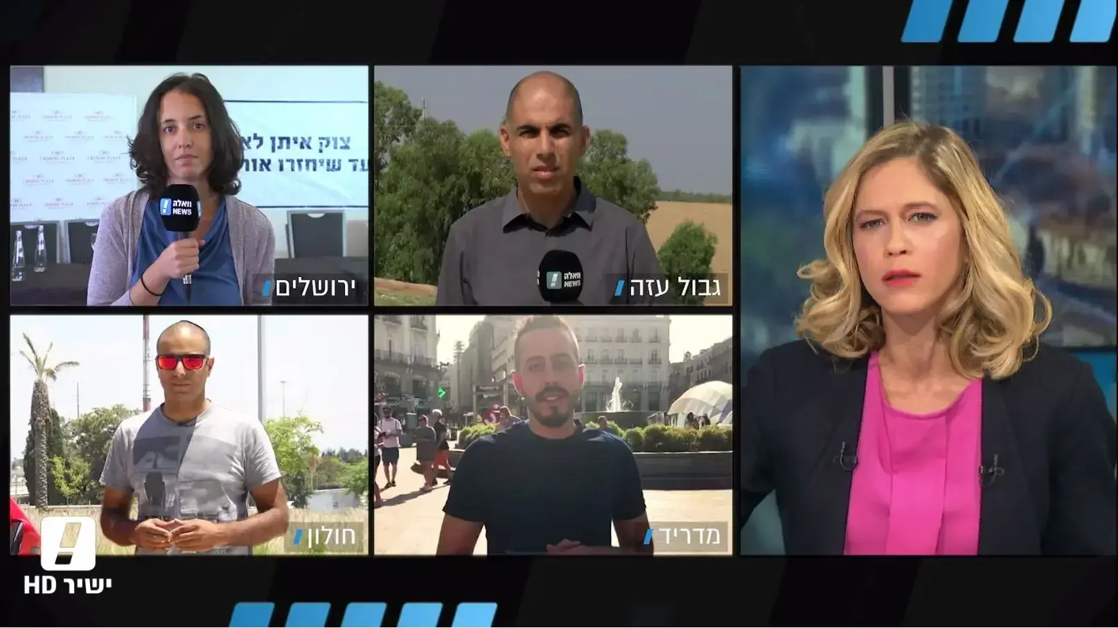 המהדורה המרכזית בהגשת הילה קובו 5.8.18