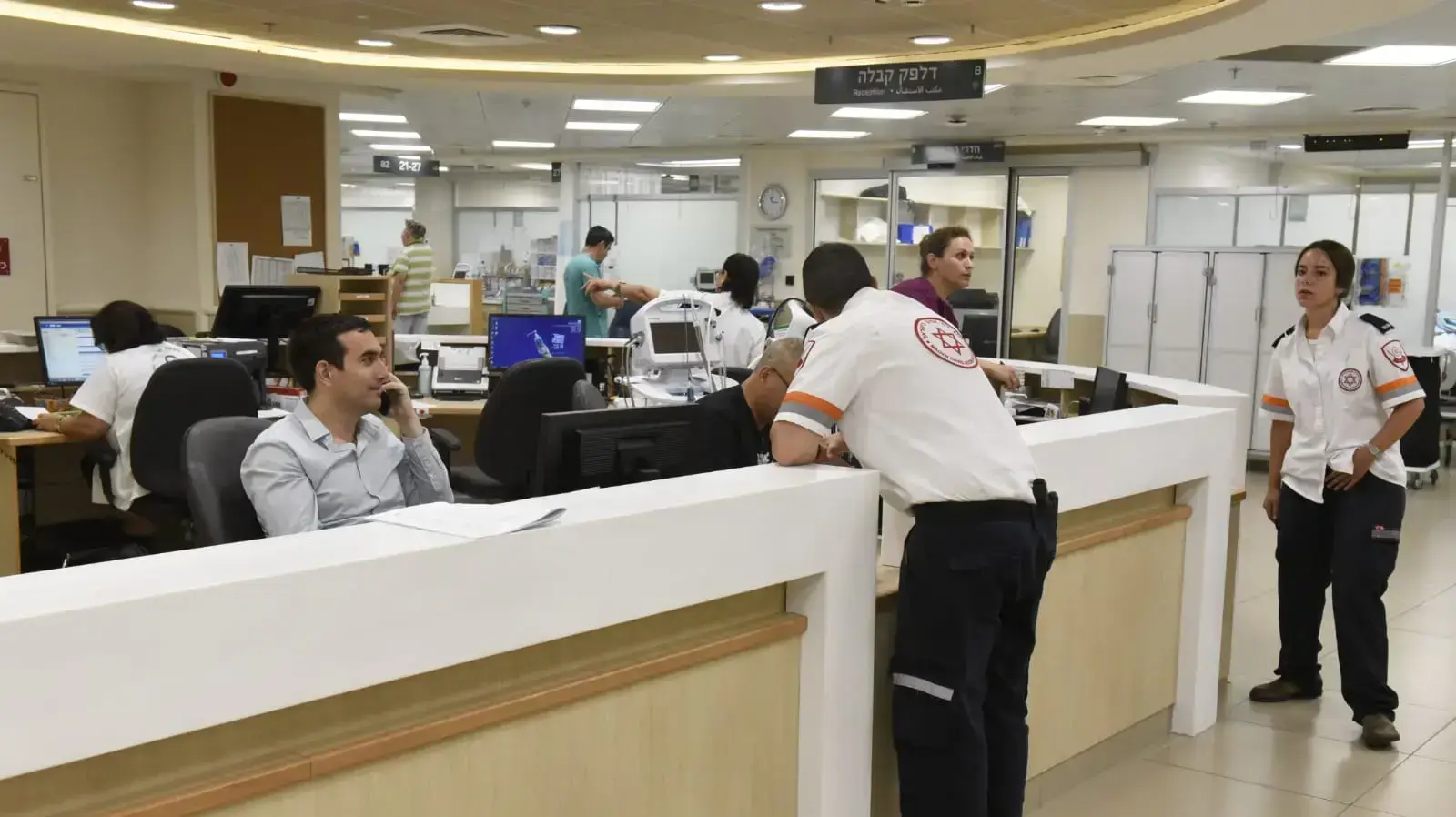 חדר מיון תל השומר , שבית האחיות 7.8.2018 חדר מיון תל השומר , שבית האחיות 7.8.2018