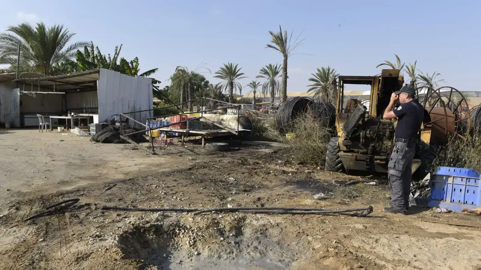 מיקום נפילת הרקטה בעוטף עזה 9 באוגוסט 2018 מיקום נפילת הרקטה בעוטף עזה 9 באוגוסט 2018