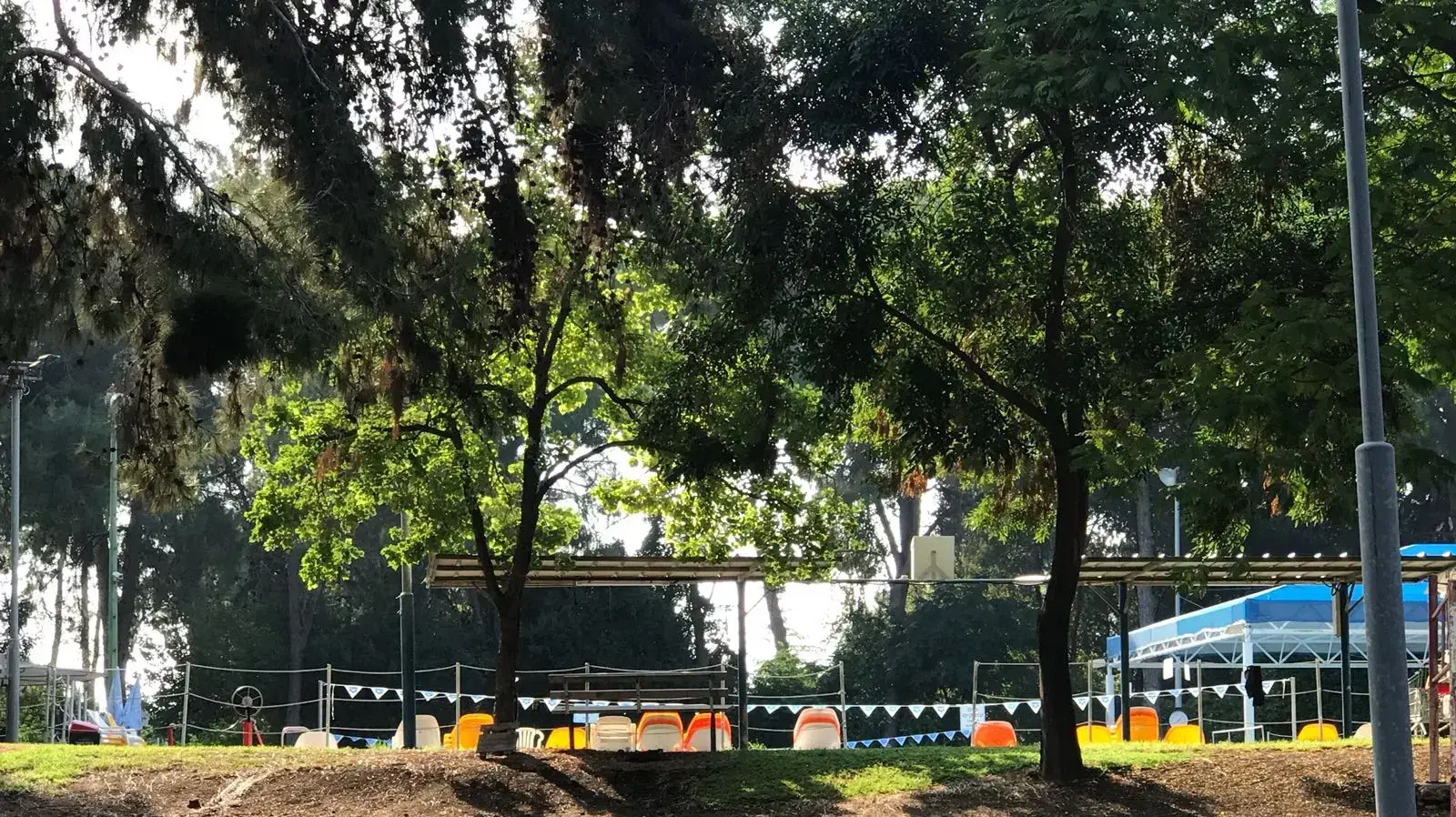 בריכת קיבוץ יגור יום למחרת טביעת פעוט בן שלוש, 9 באוגוסט 2018
