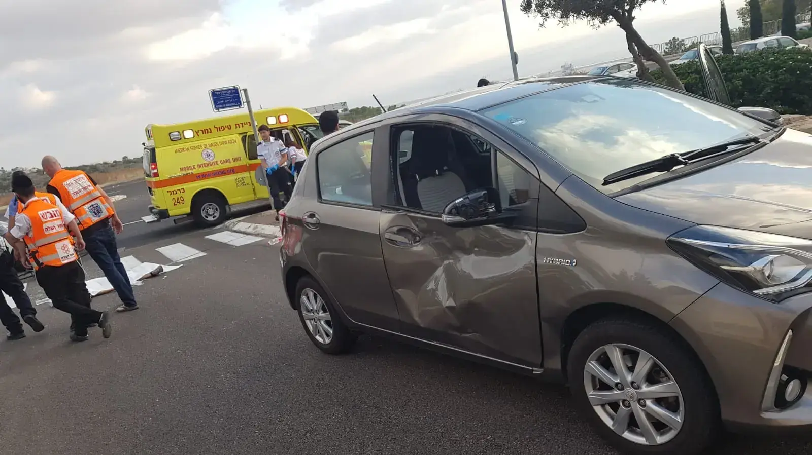 תאונה ברחוב דרך פרויד בחיפה, 15 באוגוסט 2018 תאונה ברחוב דרך פרויד בחיפה, 15 באוגוסט 2018