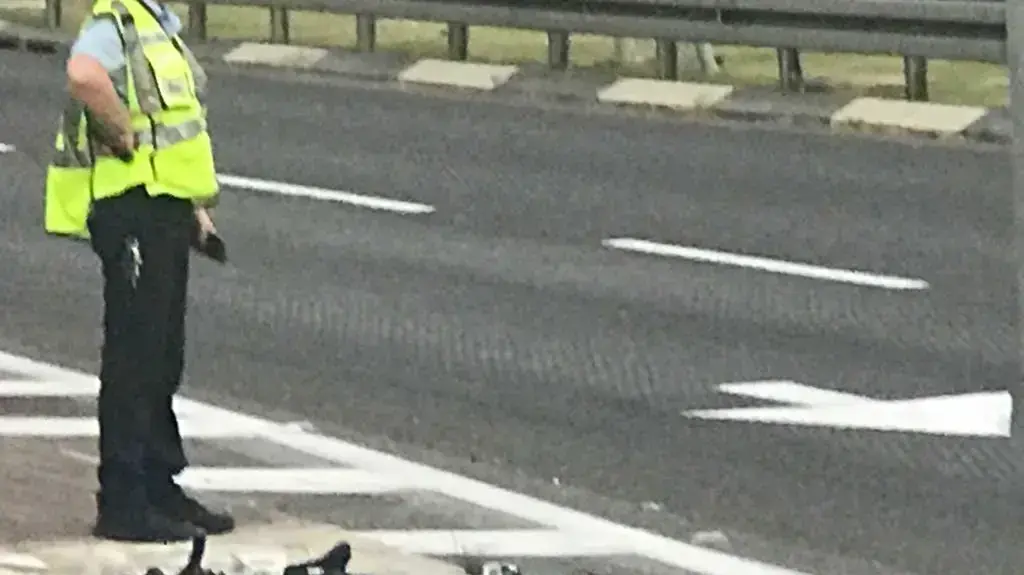 זירת תאונת האופניים שבה נהרגה נעה חייט בחיפה זירת תאונת האופניים שבה נהרגה נעה חייט בחיפה