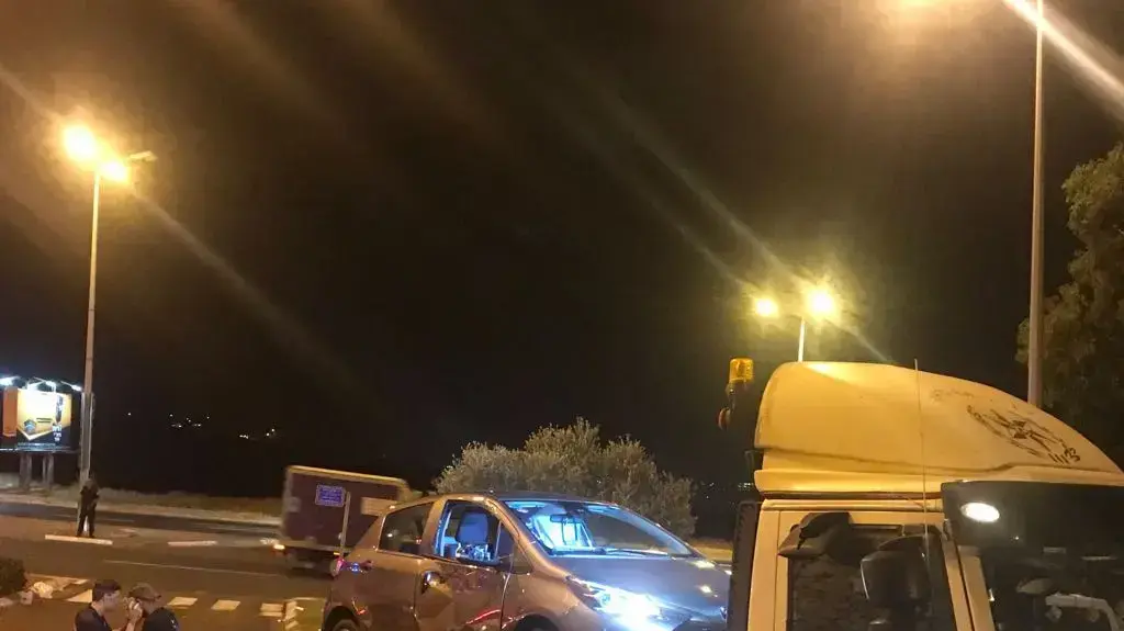 הרכב בתאונת האופניים שבה נהרגה נעה חייט בחיפה הרכב בתאונת האופניים שבה נהרגה נעה חייט בחיפה