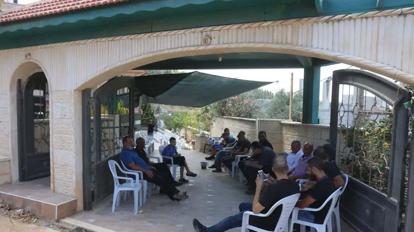 בית משפחתו של המחבל אחמד מחאמיד באום אל-פחם ב-18 באוגוסט 2018