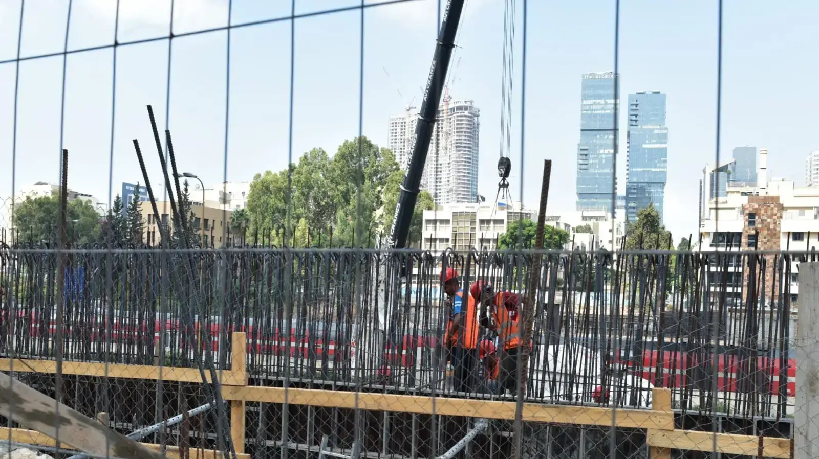 עבודות בגשר יהודית, נתיבי איילון, תל אביב, 23 באוגוסט 2018 עבודות בגשר יהודית, נתיבי איילון, תל אביב, 23 באוגוסט 2018