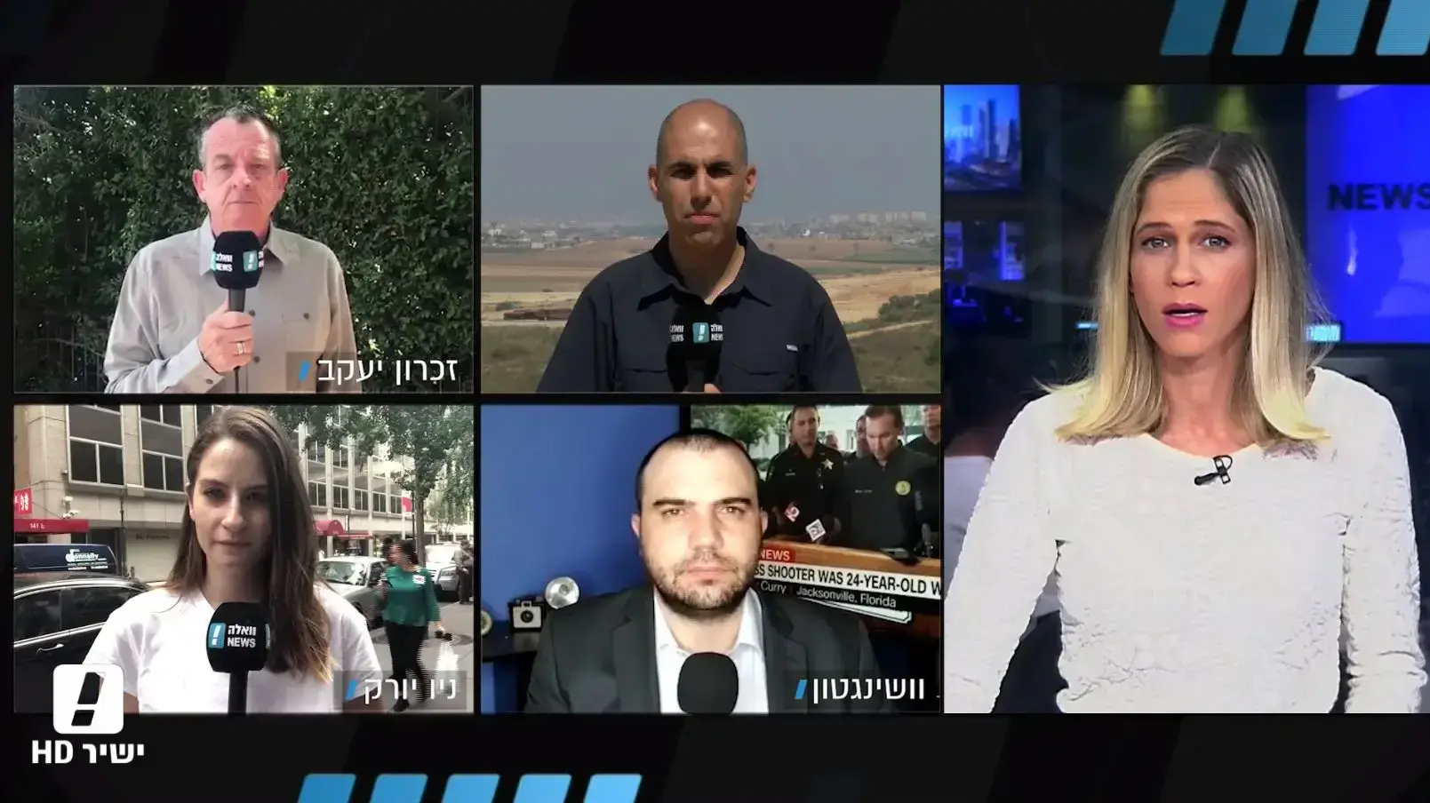 המהדורה המרכזית בהגשת הילה קובו 27.8.18