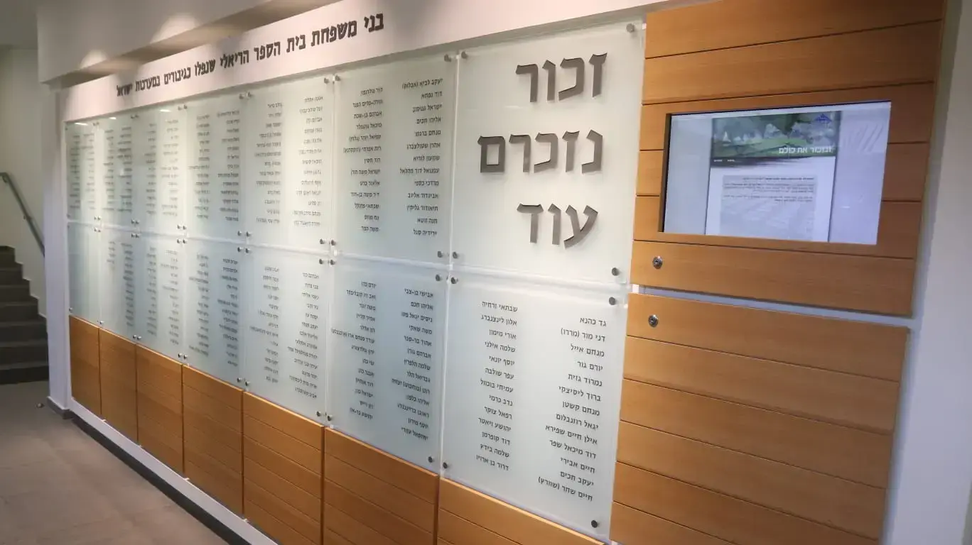 אורן נהרי חוזר לבית הספר הריאלי, חיפה
(אוהל יזכור) אורן נהרי חוזר לבית הספר הריאלי, חיפה
(אוהל יזכור)