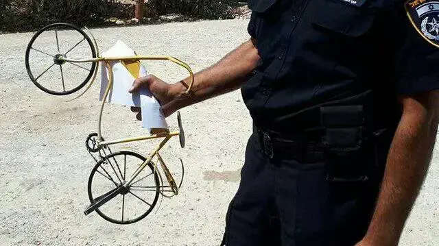 דגם האופניים שבאמצעותו תקף החשוד בניסיון הפיגוע בתקוע דגם האופניים שבאמצעותו תקף החשוד בניסיון הפיגוע בתקוע