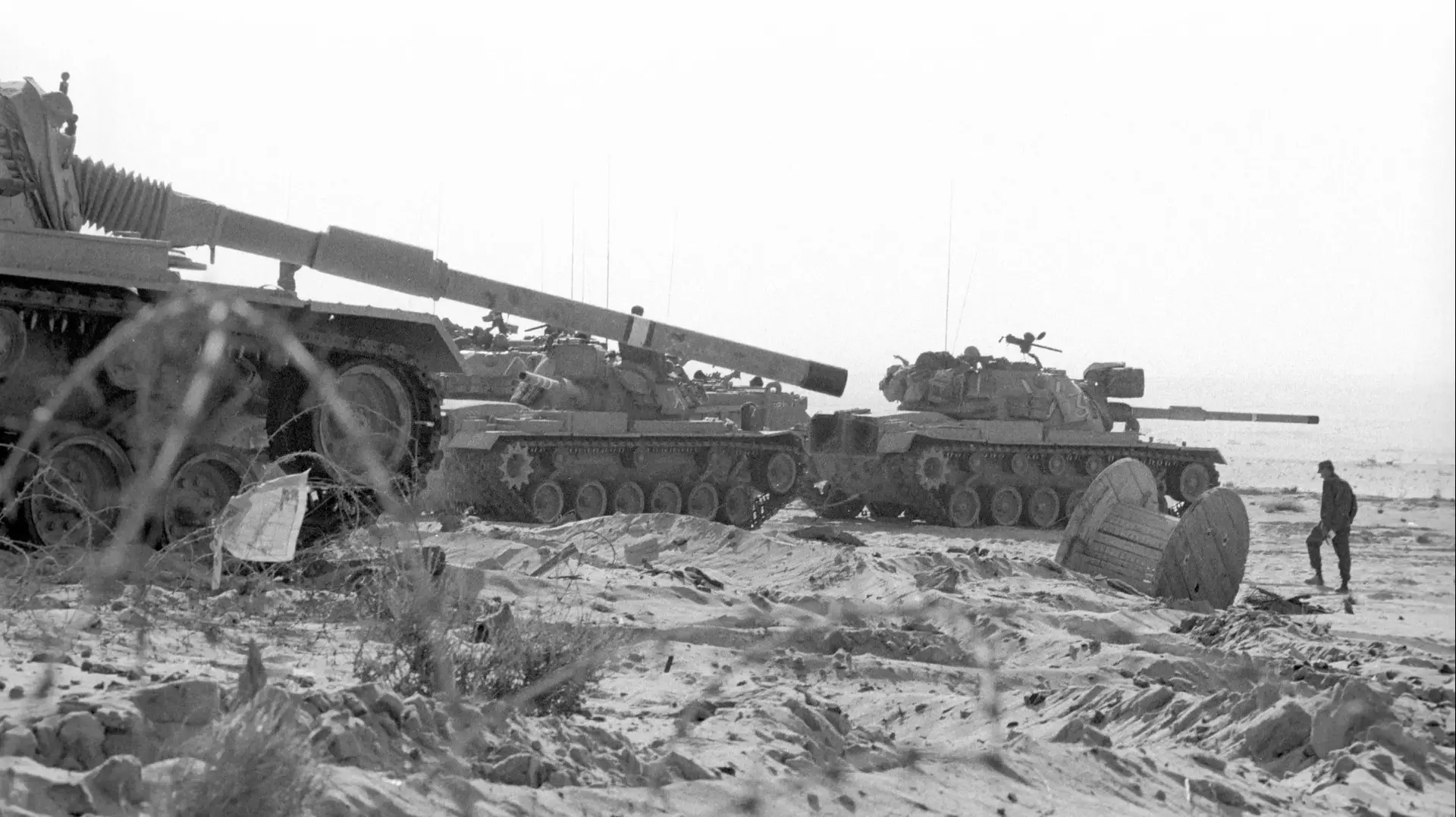 יחידת טנקי פטון בסיני במלחמת יום הכיפורים, 6 באוקטובר 1973
יחידת טנקי פטון בסיני במלחמת יום הכיפורים, 6 באוקטובר 1973