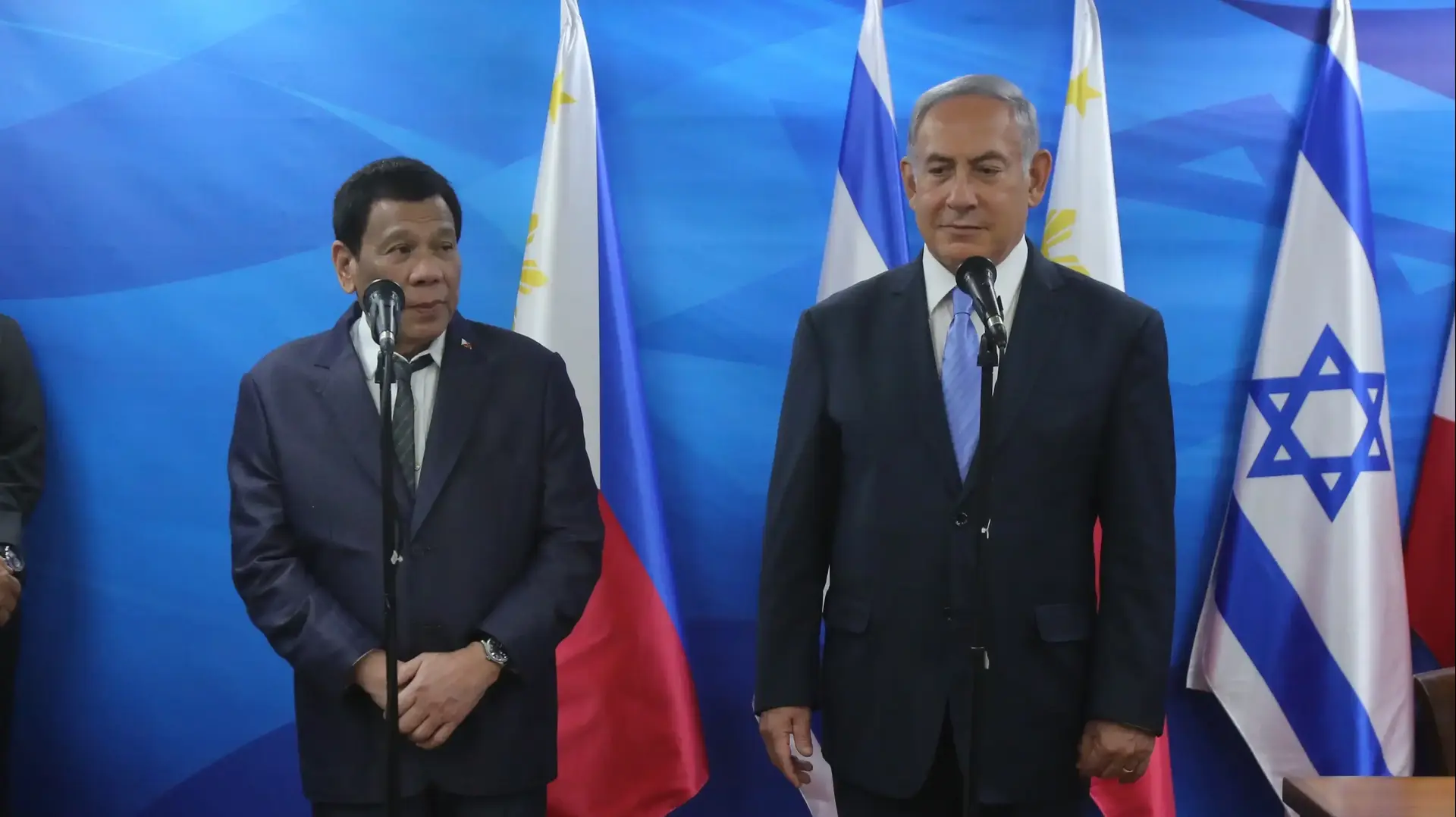 פגישה בין ראש הממשלה, בנימין נתניוהו ונשיא הפיליפינים, רודריגו דוטרטה, במשרד ראש הממשלה