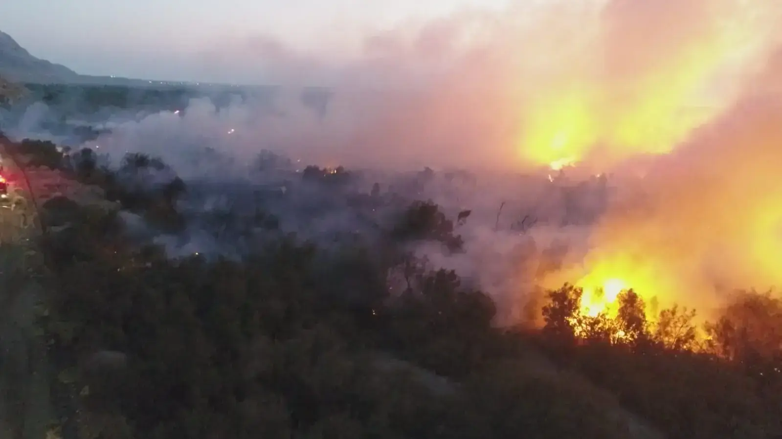 שריפה בשמורת עינות צוקים שריפה בשמורת עינות צוקים