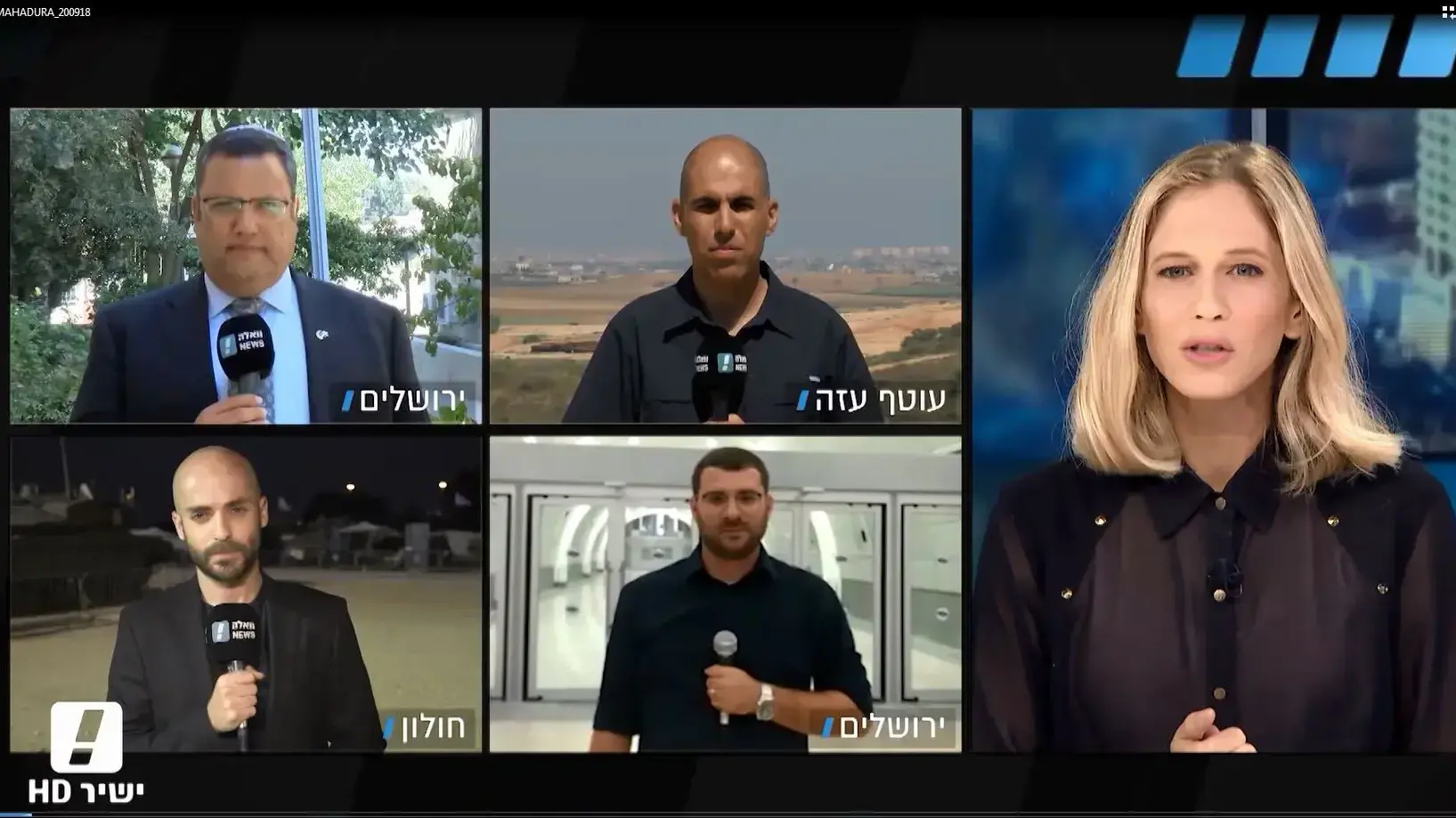 מהדורה 20.9.18 - המהדורה היומית בהגשת הילה קובו