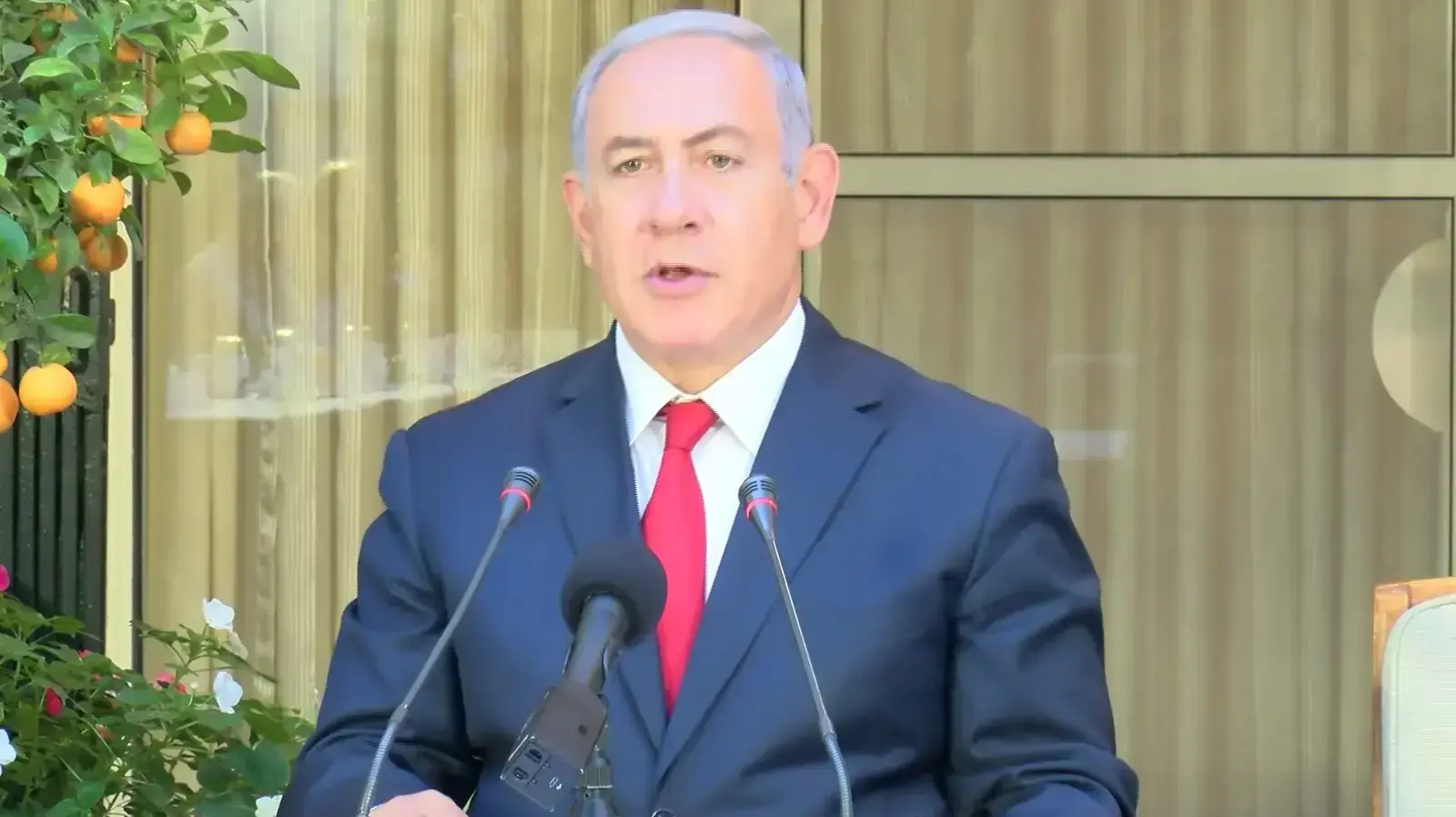 ראש הממשלה, בנימין נתניהו, במהלך מפגש חוק תנ"ך, מעון רה"מ, ירושלים 