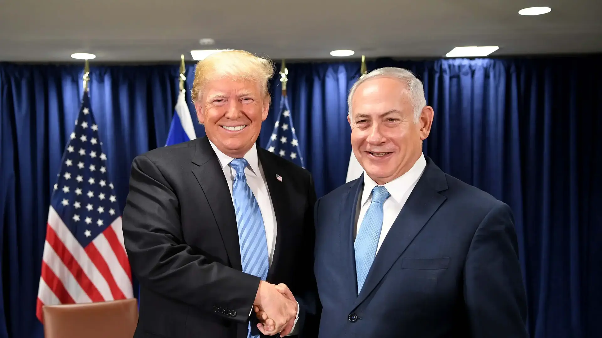 פגישת נתניהו טראמפ בבנייני האו"ם 26 בספטמבר 2018 פגישת נתניהו טראמפ בבנייני האו"ם 26 בספטמבר 2018