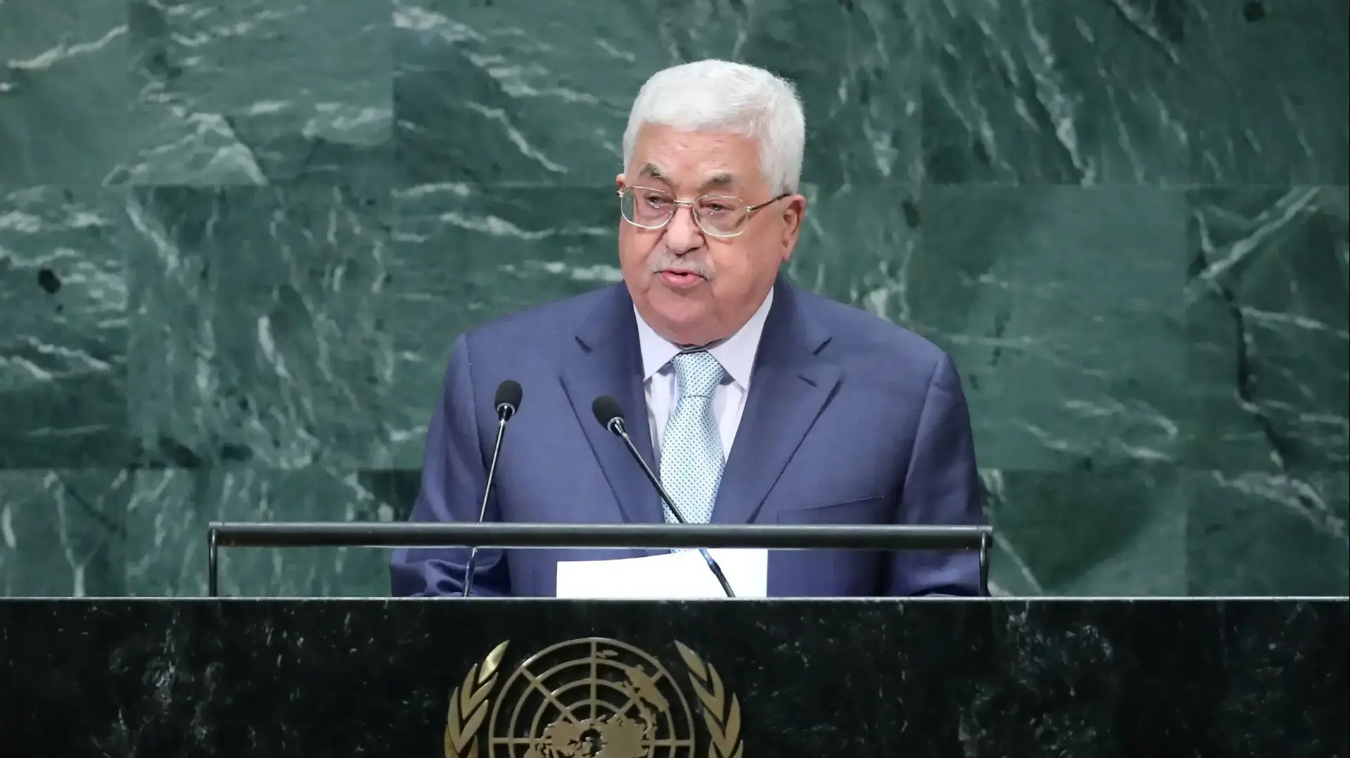 אבו מאזן בעצרת הכללית של האו"ם אבו מאזן בעצרת הכללית של האו"ם