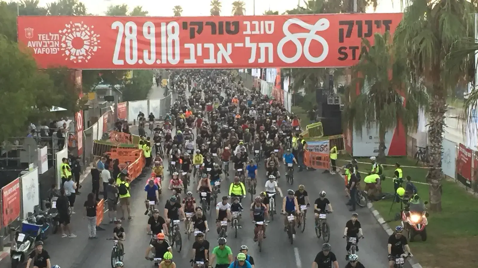כ-30 אלף רוכבים משתתפים בשישה מסלולים במסלול "סובב טורקי" שייערך בפעם העשירית בתל אביב כ-30 אלף רוכבים משתתפים בשישה מסלולים במסלול "סובב טורקי" שייערך בפעם העשירית בתל אביב