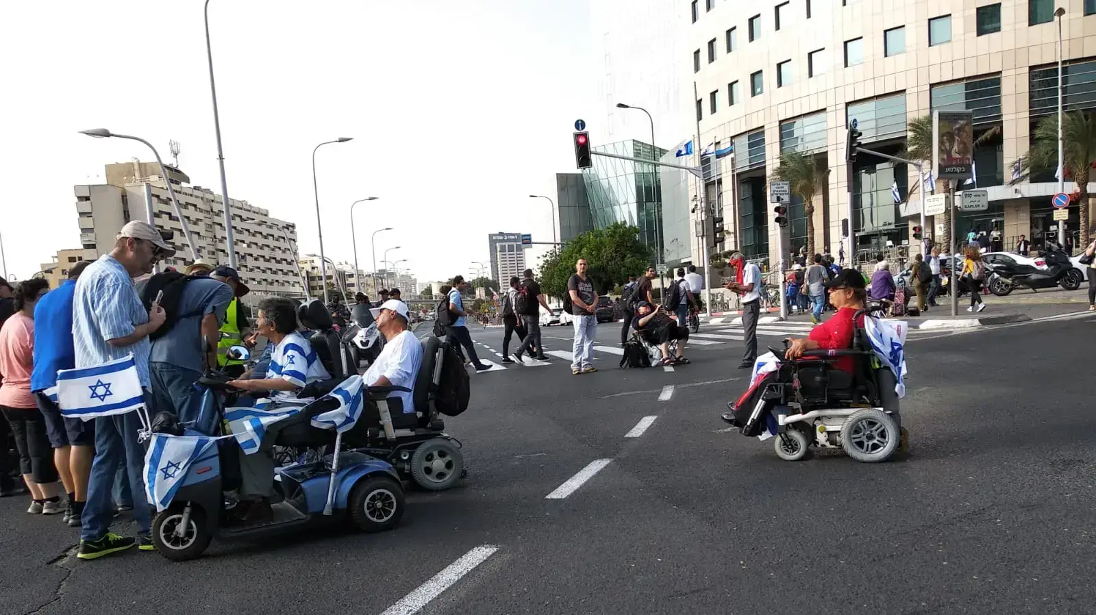 מחאת הנכים בתל אביב, 3 באוקטובר 2018