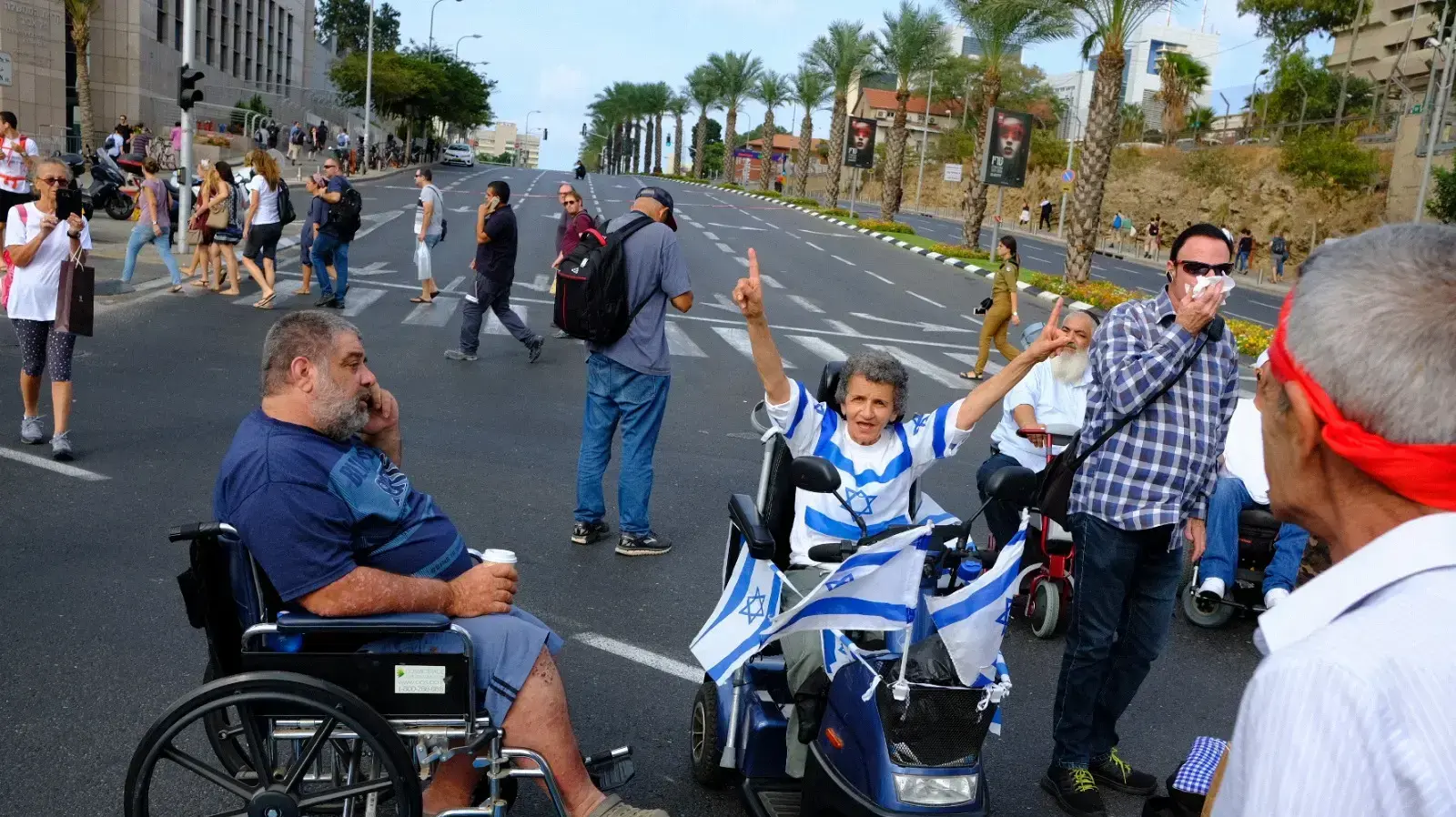 מחאת הנכים בתל אביב, 3 באוקטובר 2018 מחאת הנכים בתל אביב, 3 באוקטובר 2018