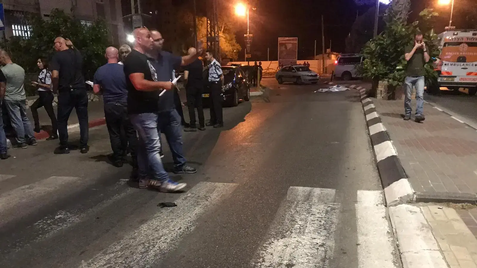 זירת אירוע הרצח של הגבר בן ה-50 בקריית ים 6.10.2018 זירת אירוע הרצח של הגבר בן ה-50 בקריית ים 6.10.2018