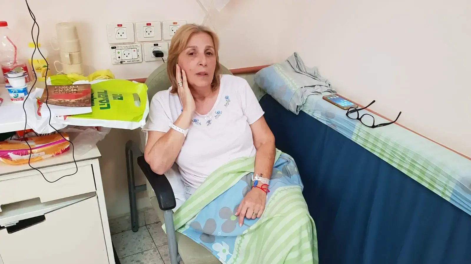 ואטורי הפצועה מפיגוע הירי במפעל בברקן בבית החולים בלינסון 8 באוקטובר 2018 ואטורי הפצועה מפיגוע הירי במפעל בברקן בבית החולים בלינסון 8 באוקטובר 2018