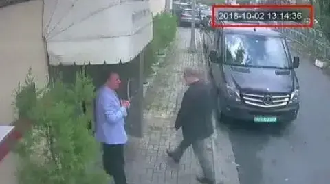 תמונתו האחרונה של העיתונאי הסעודי ג'מאל חאשוקג'י תמונתו האחרונה של העיתונאי הסעודי ג'מאל חאשוקג'י