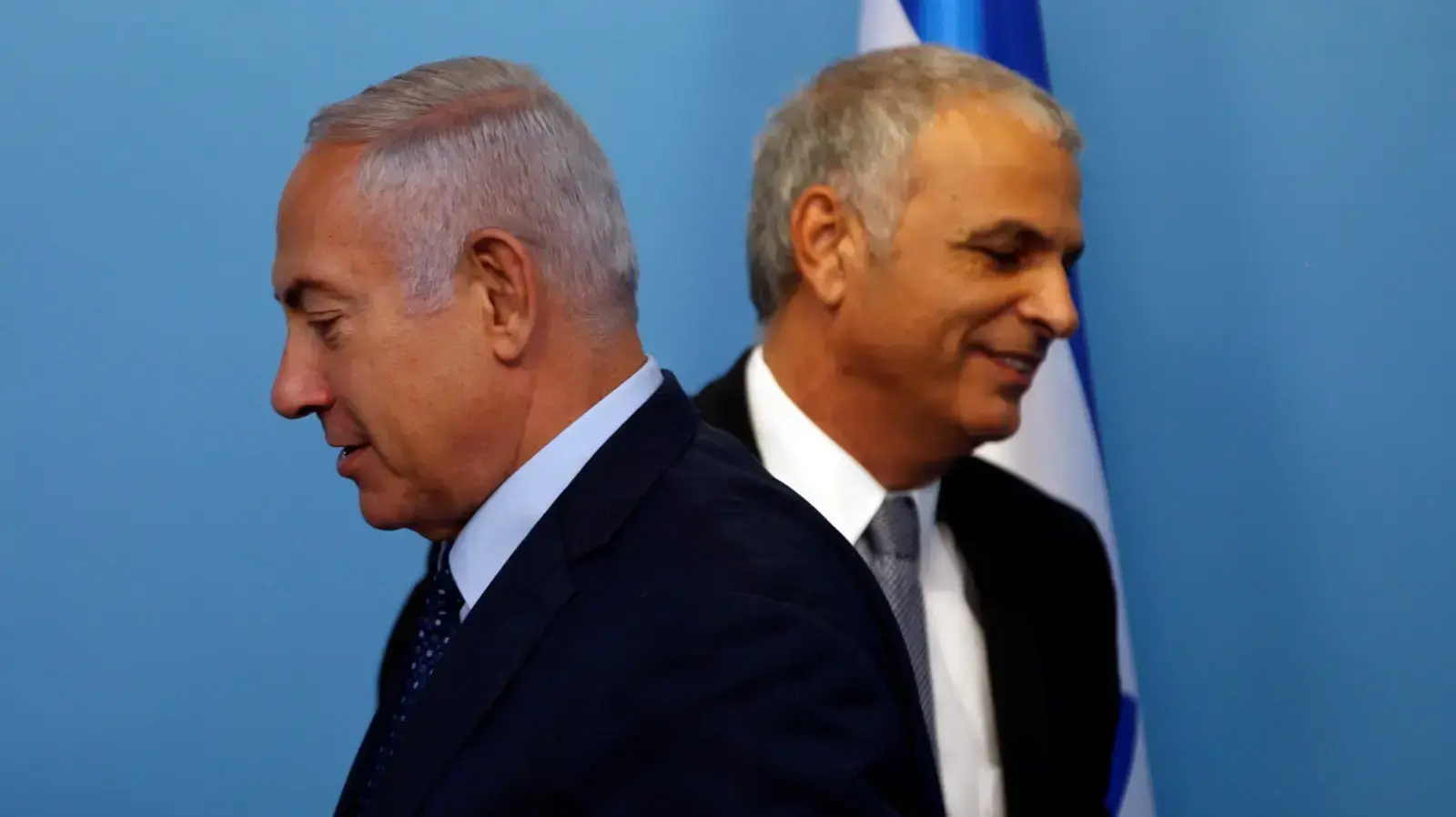 ראש הממשלה, בנימין נתניהו ושר האוצר, משה כחלון בטקס ההכרזה על נגיד בנק ישראל