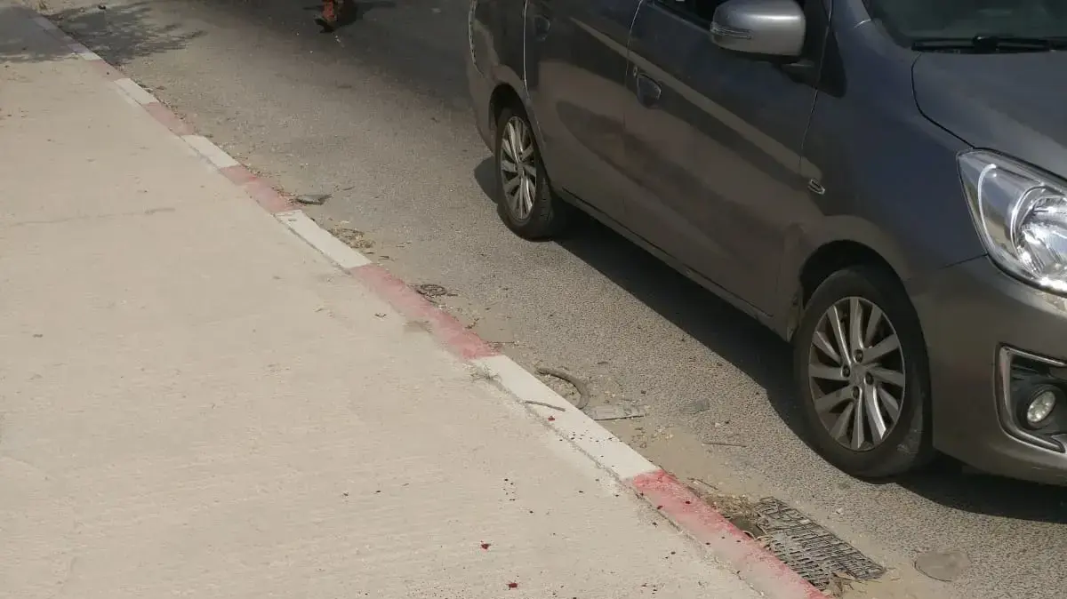 זירת הפיגוע בכניסה לשכם זירת הפיגוע בכניסה לשכם