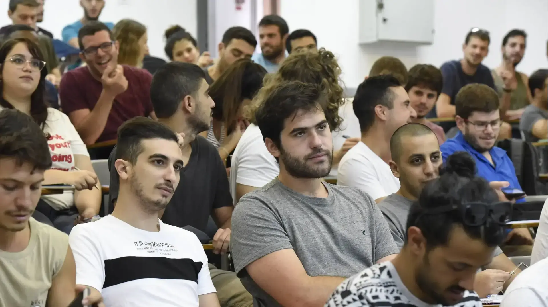 היום הראשון ללימודים באוניברסיטת בן גוריון, באר שבע, אוקטובר 2018 היום הראשון ללימודים באוניברסיטת בן גוריון, באר שבע, אוקטובר 2018